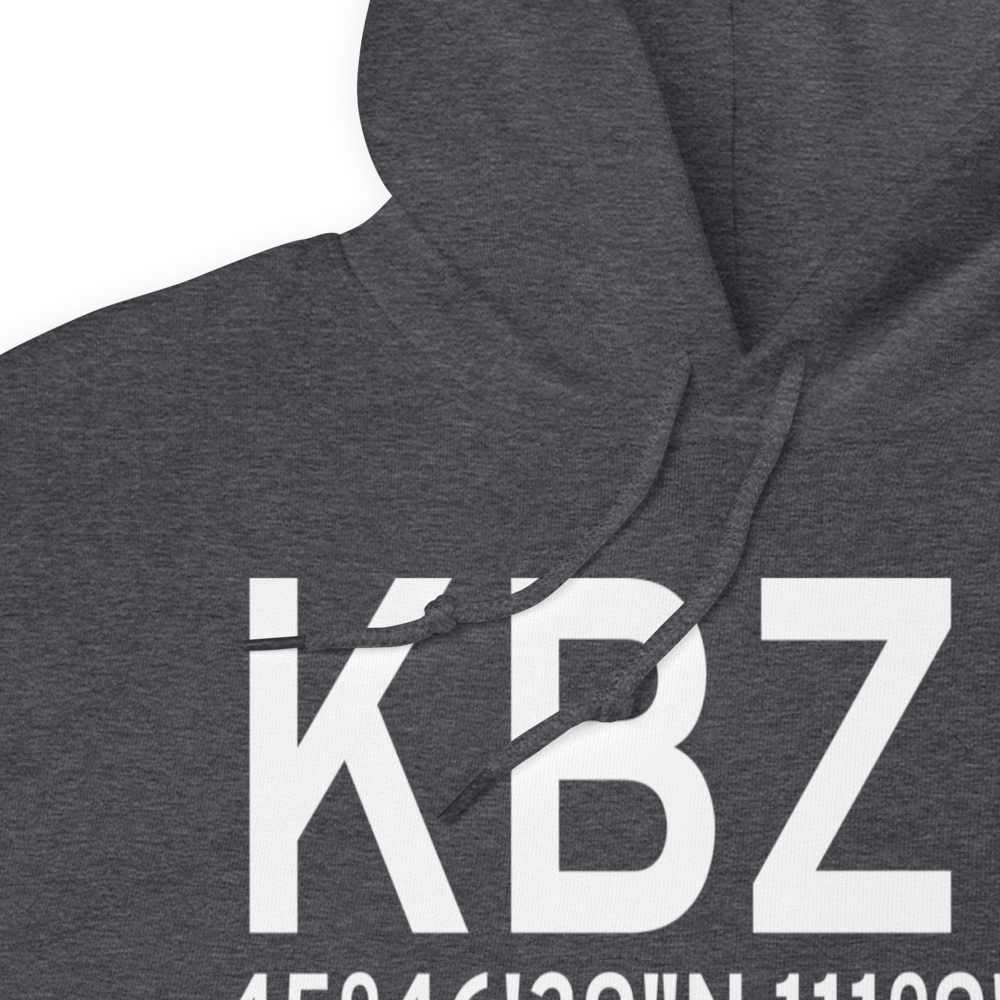 Gallatin Field (KBZN) ICAO Hoodie Sweatshirt 
