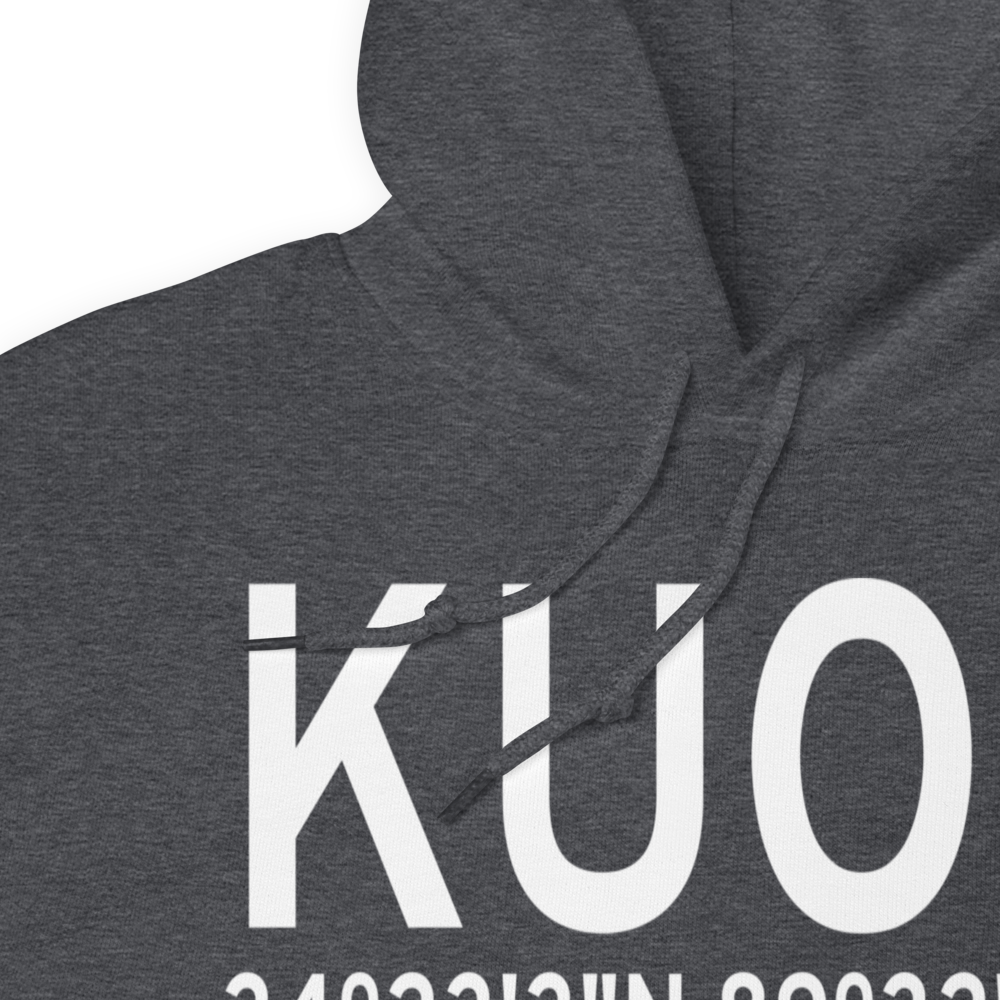 University Oxford Airport (KUOX) ICAO Hoodie Sweatshirt 