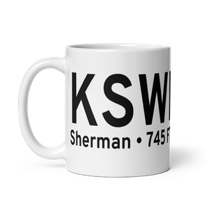 Sherman Municipal Airport (KSWI) ICAO Mug