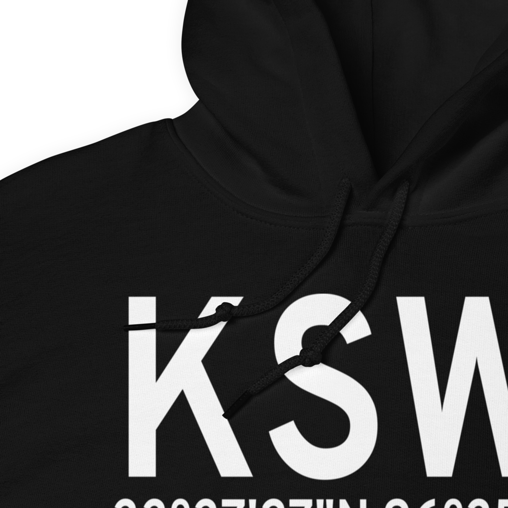 Sherman Municipal Airport (KSWI) ICAO Hoodie Sweatshirt 