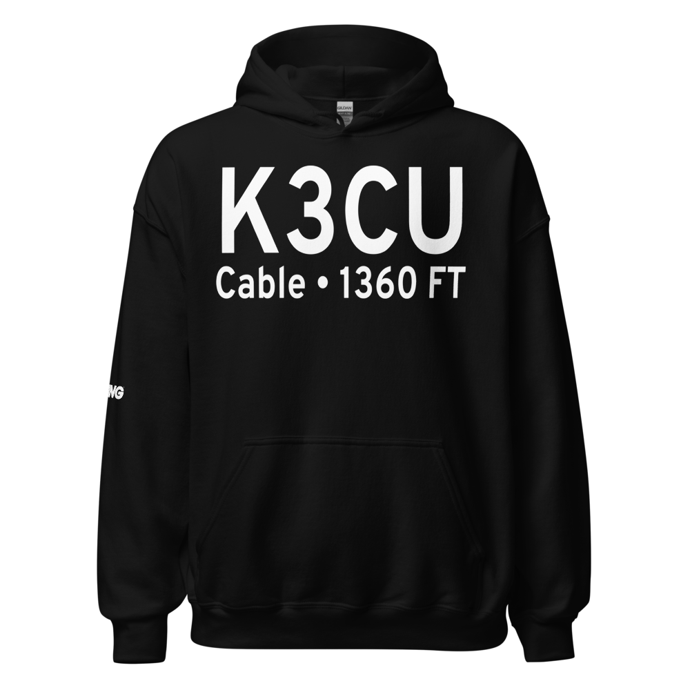 Cable Union Airport (K3CU) ICAO Hoodie Sweatshirt 