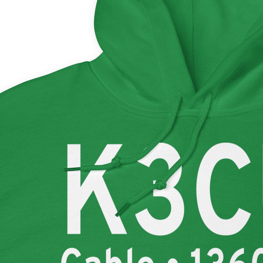 Cable Union Airport (K3CU) ICAO Hoodie Sweatshirt 