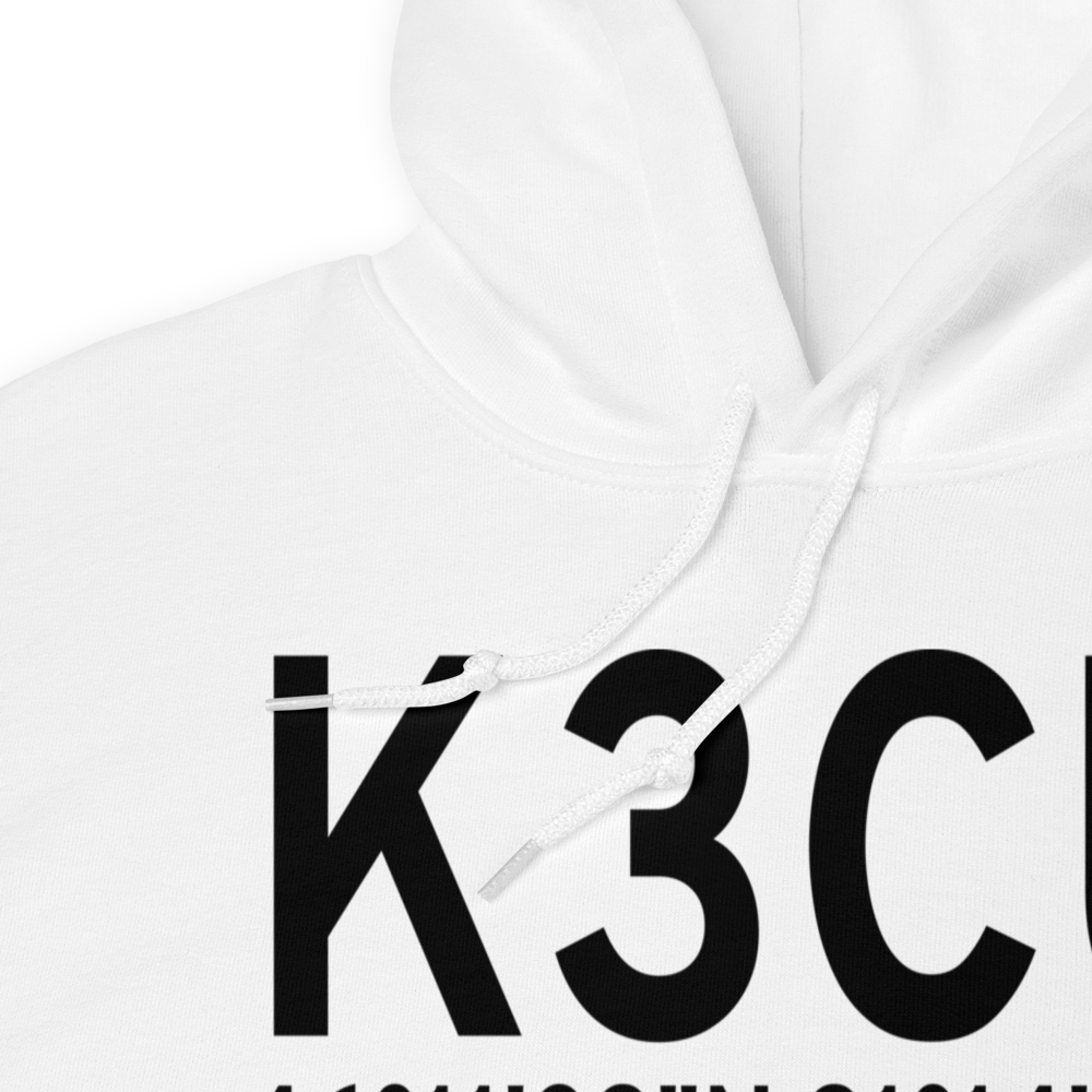 Cable Union Airport (K3CU) ICAO Hoodie Sweatshirt 