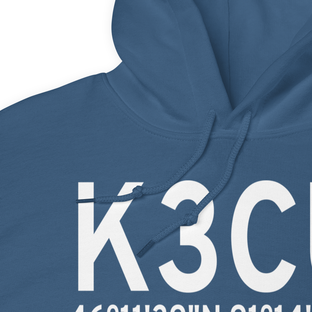 Cable Union Airport (K3CU) ICAO Hoodie Sweatshirt 