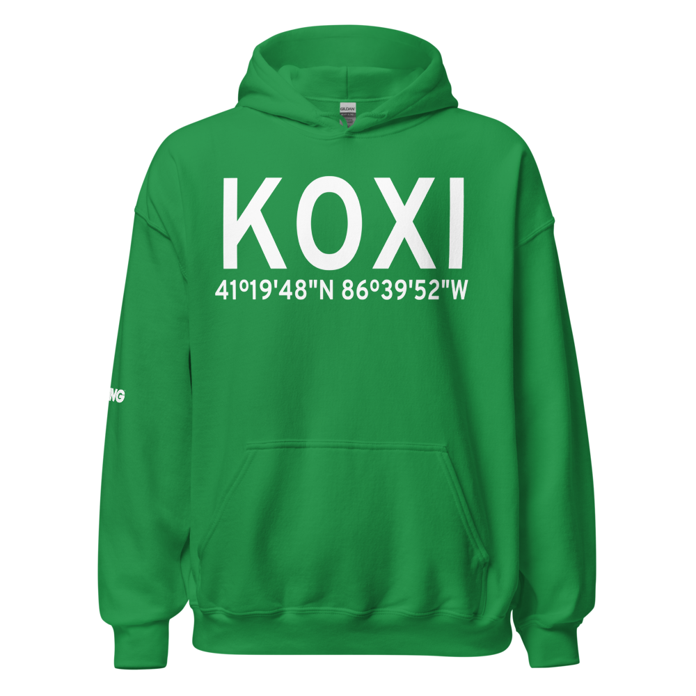 Starke County Airport (KOXI) ICAO Hoodie Sweatshirt 