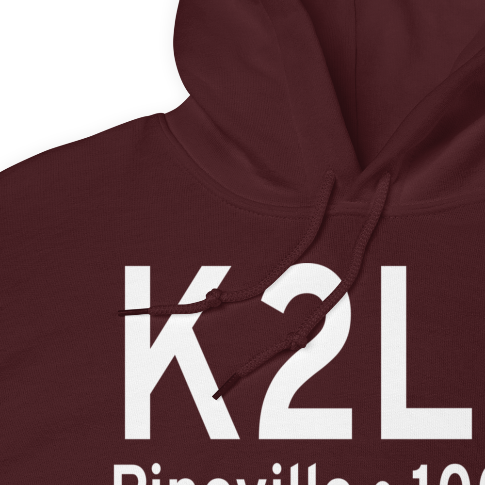 Pineville Municipal Airport (K2L0) ICAO Hoodie Sweatshirt 