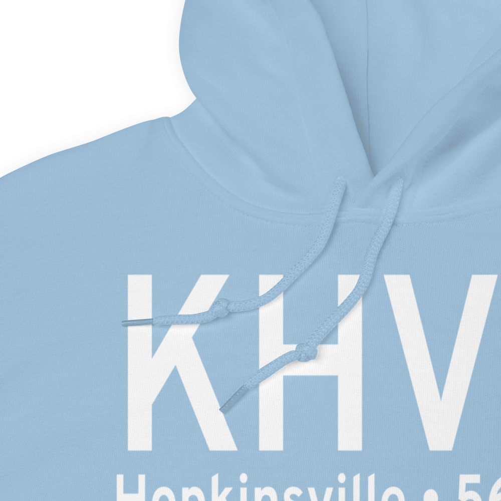 Hopkinsville Christian County Airport (KHVC) ICAO Hoodie Sweatshirt 