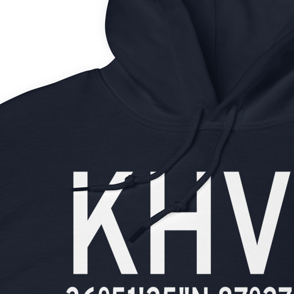 Hopkinsville Christian County Airport (KHVC) ICAO Hoodie Sweatshirt 