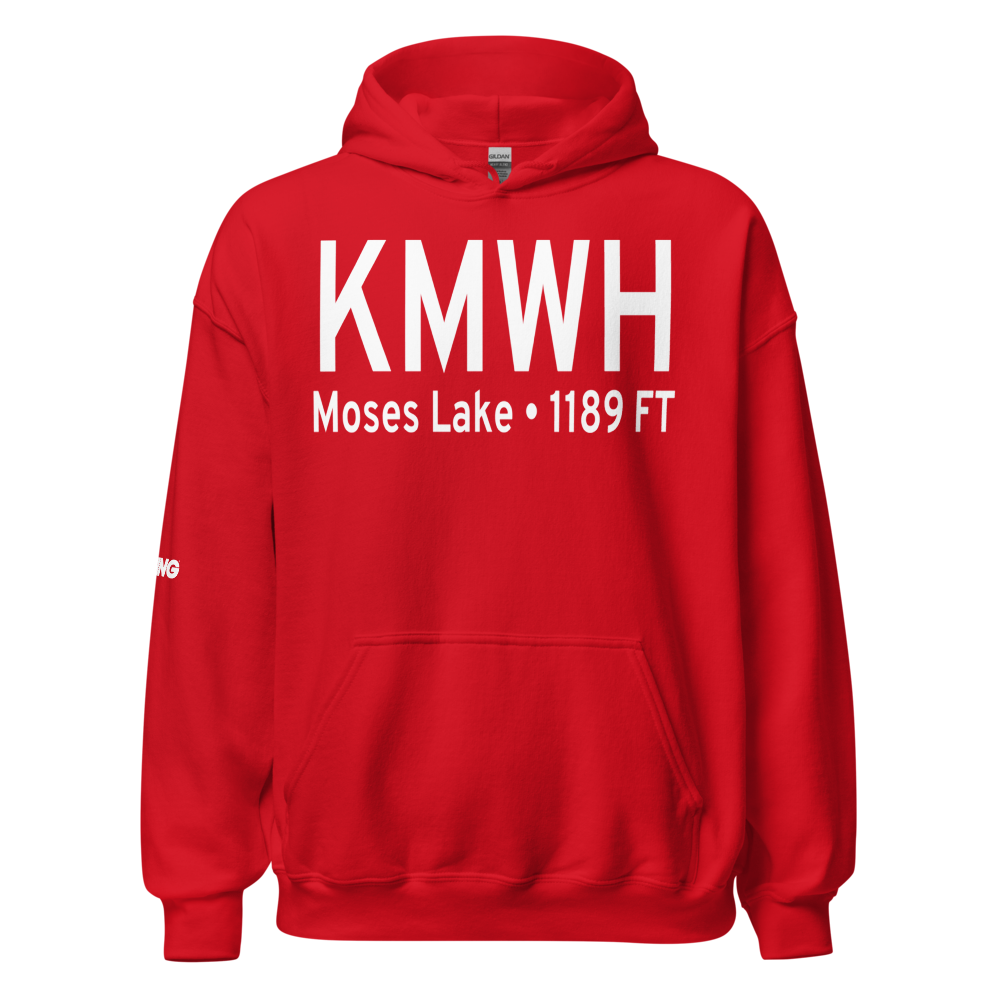 Grant County International Airport (KMWH) ICAO Hoodie Sweatshirt 