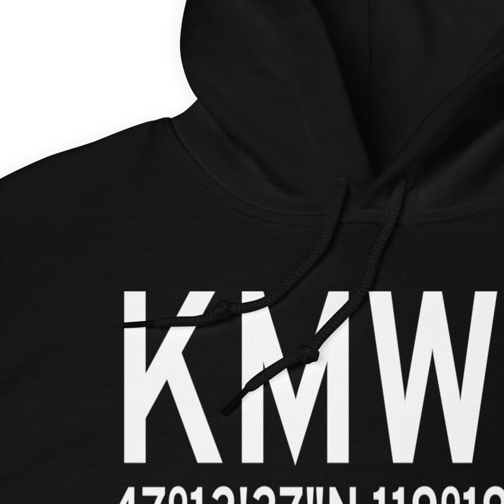 Grant County International Airport (KMWH) ICAO Hoodie Sweatshirt 