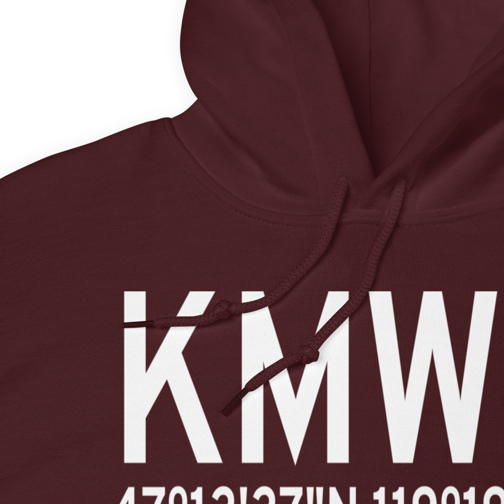 Grant County International Airport (KMWH) ICAO Hoodie Sweatshirt 