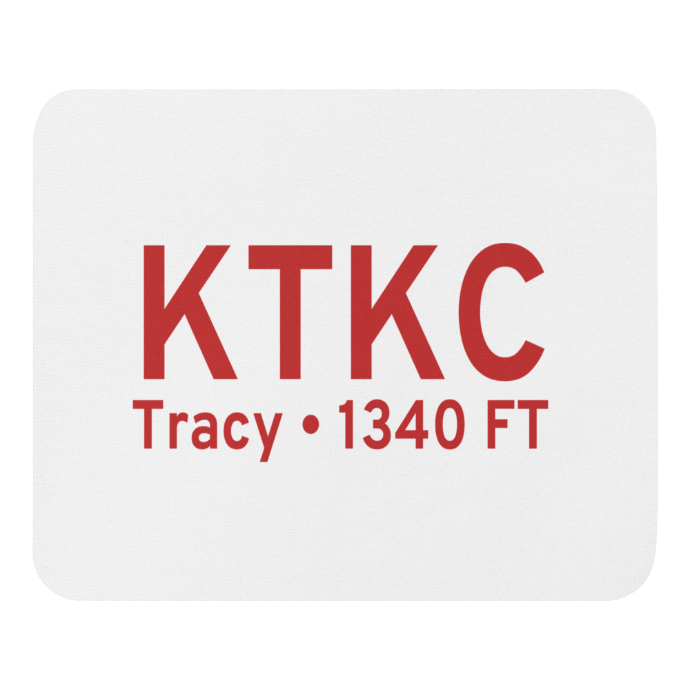 Tracy Municipal Airport (KTKC) ICAO  Mouse Pad 