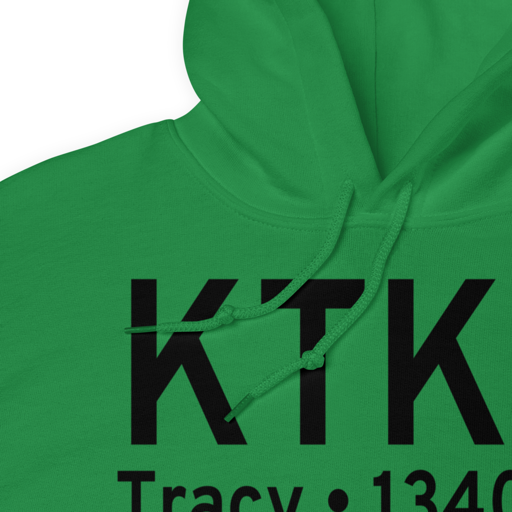 Tracy Municipal Airport (KTKC) ICAO Hoodie Sweatshirt 