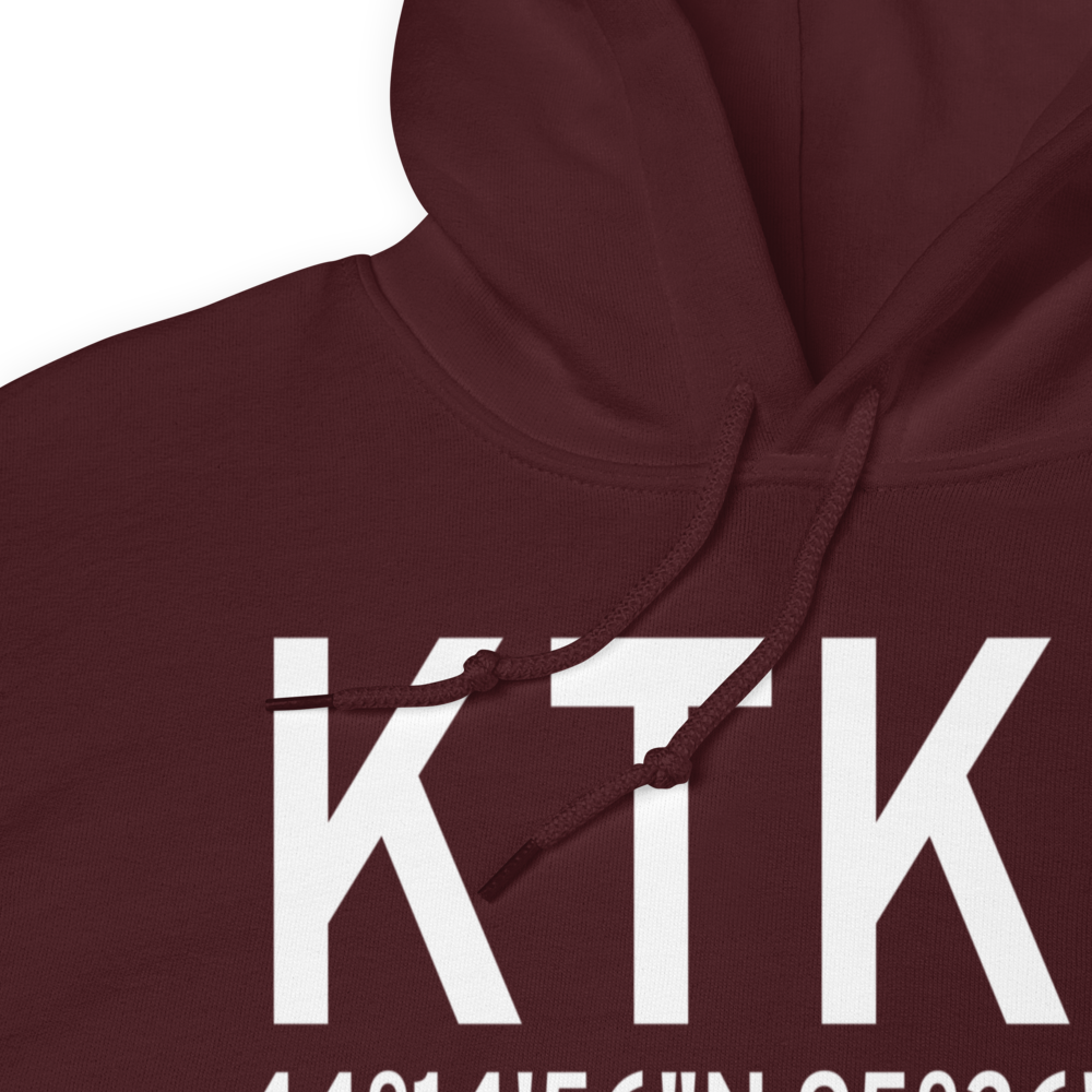 Tracy Municipal Airport (KTKC) ICAO Hoodie Sweatshirt 