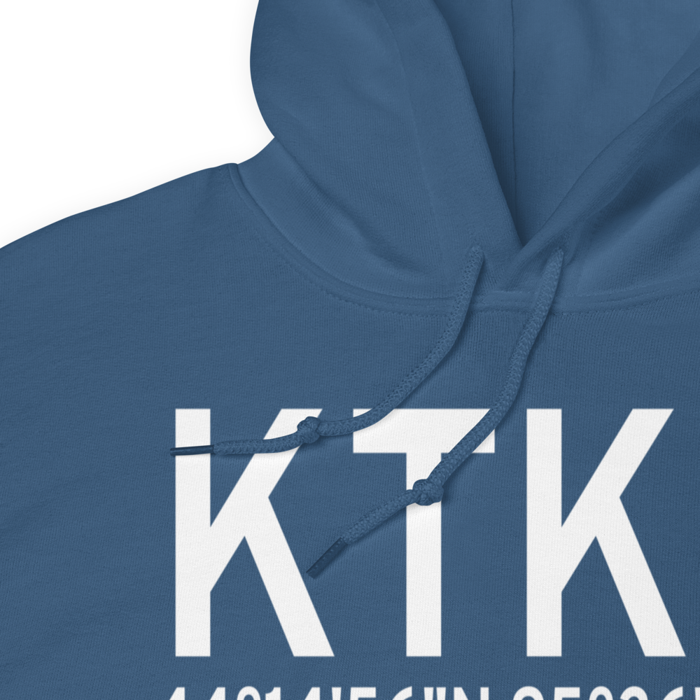 Tracy Municipal Airport (KTKC) ICAO Hoodie Sweatshirt 