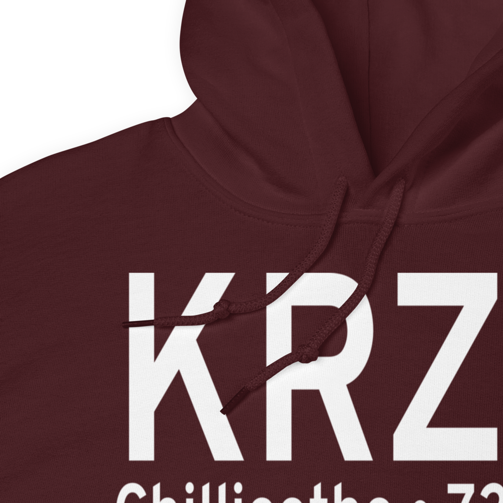 Ross County Airport (KRZT) ICAO Hoodie Sweatshirt 