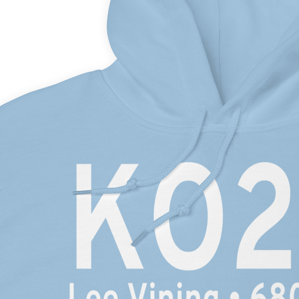 Lee Vining Airport (KO24) ICAO Hoodie Sweatshirt 