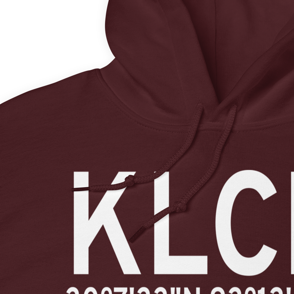 Lake Charles Regional Airport (KLCH) ICAO Hoodie Sweatshirt 