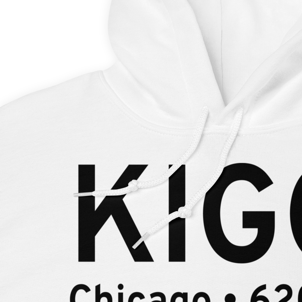 Lansing Municipal Airport (KIGQ) ICAO Hoodie Sweatshirt 