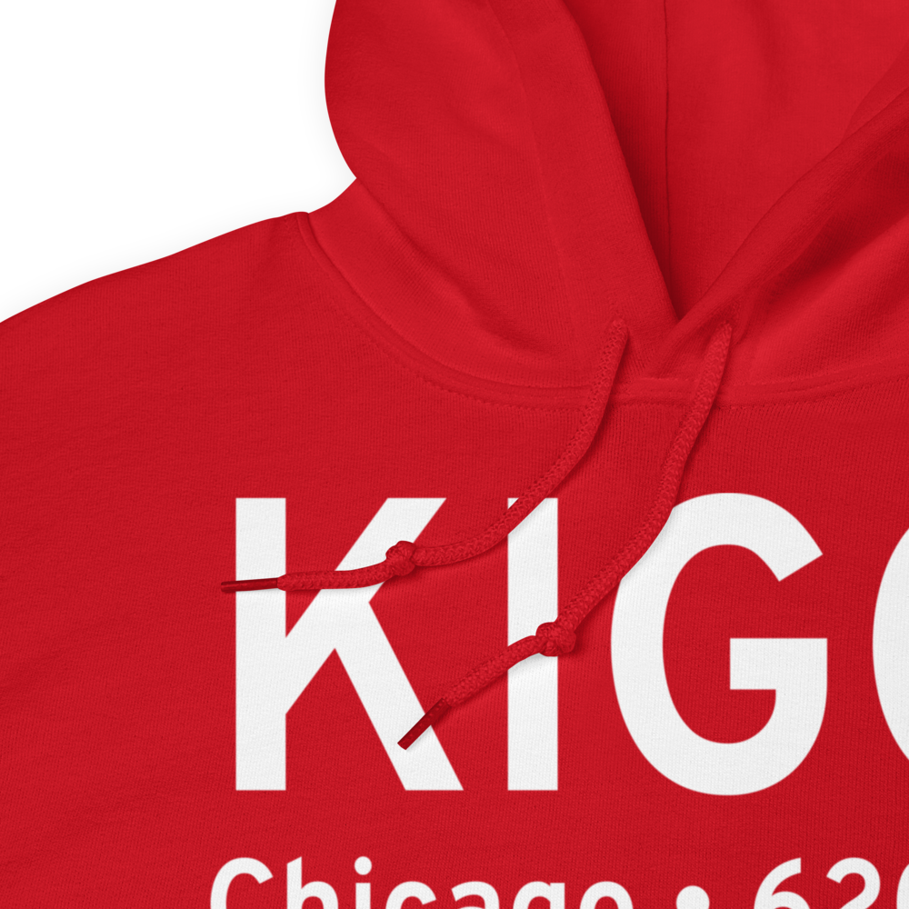 Lansing Municipal Airport (KIGQ) ICAO Hoodie Sweatshirt 
