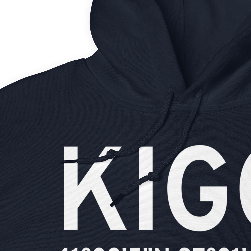 Lansing Municipal Airport (KIGQ) ICAO Hoodie Sweatshirt 