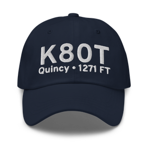 Quincy Municipal Airport (K80T) ICAO Hat