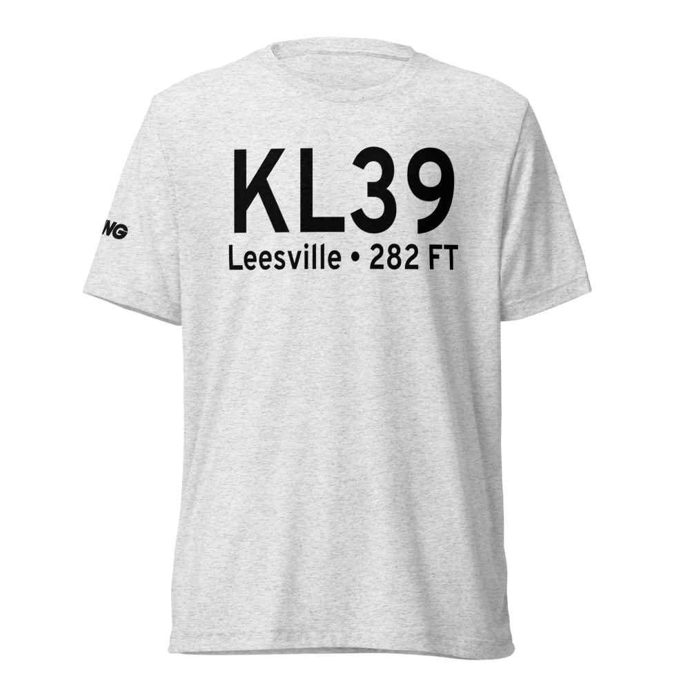 Leesville Airport (KL39) ICAO Tri-blend T-Shirt 
