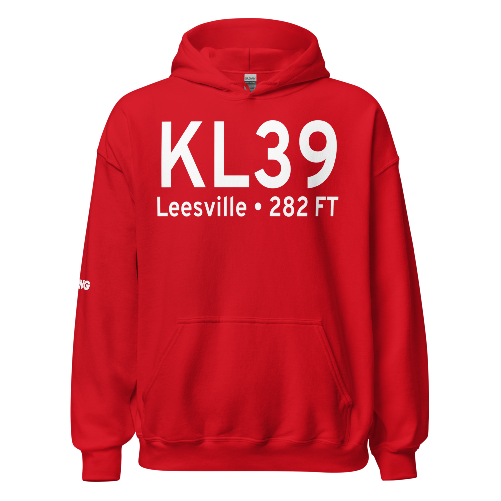 Leesville Airport (KL39) ICAO Hoodie Sweatshirt 