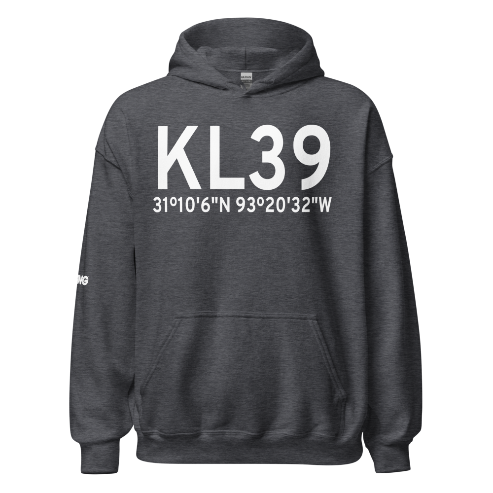 Leesville Airport (KL39) ICAO Hoodie Sweatshirt 