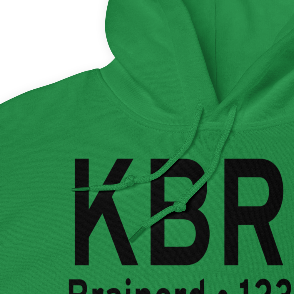 Brainerd Lakes Regional Airport (KBRD) ICAO Hoodie Sweatshirt 