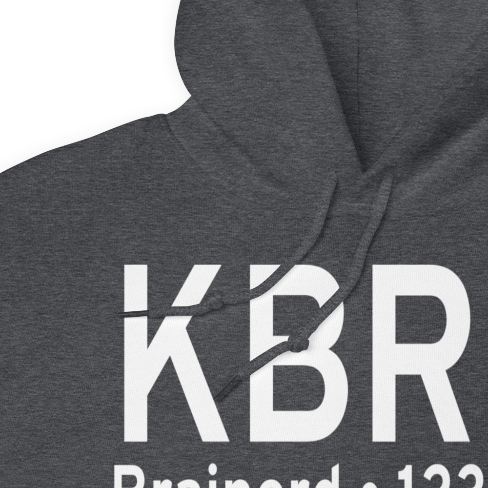 Brainerd Lakes Regional Airport (KBRD) ICAO Hoodie Sweatshirt 