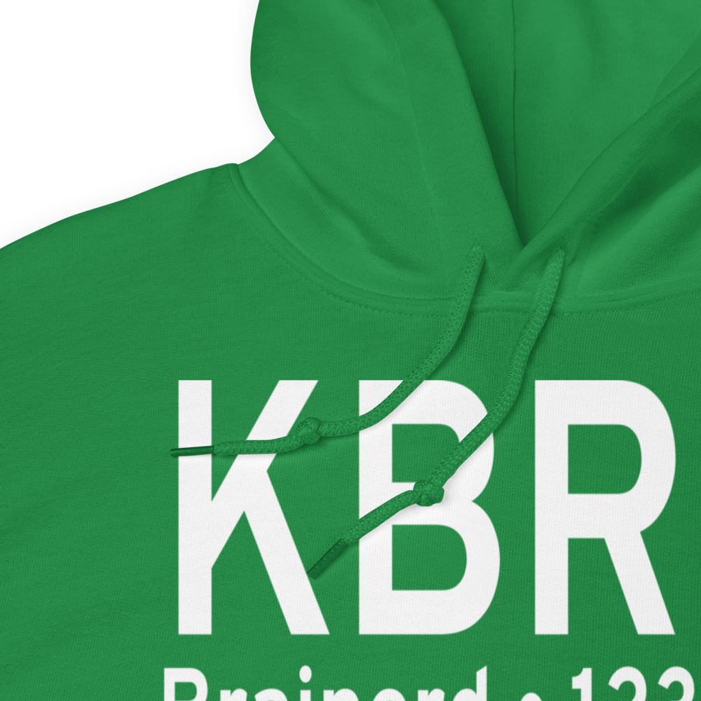 Brainerd Lakes Regional Airport (KBRD) ICAO Hoodie Sweatshirt 
