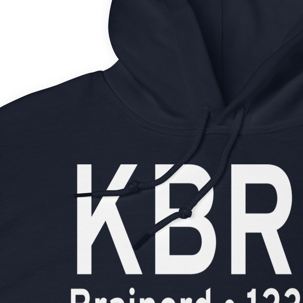 Brainerd Lakes Regional Airport (KBRD) ICAO Hoodie Sweatshirt 