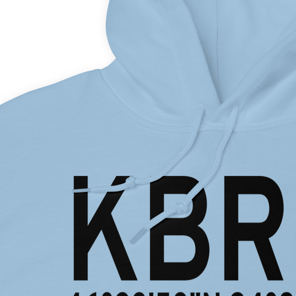 Brainerd Lakes Regional Airport (KBRD) ICAO Hoodie Sweatshirt 