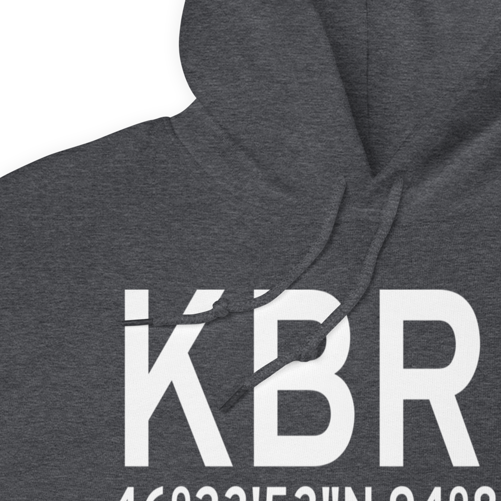 Brainerd Lakes Regional Airport (KBRD) ICAO Hoodie Sweatshirt 