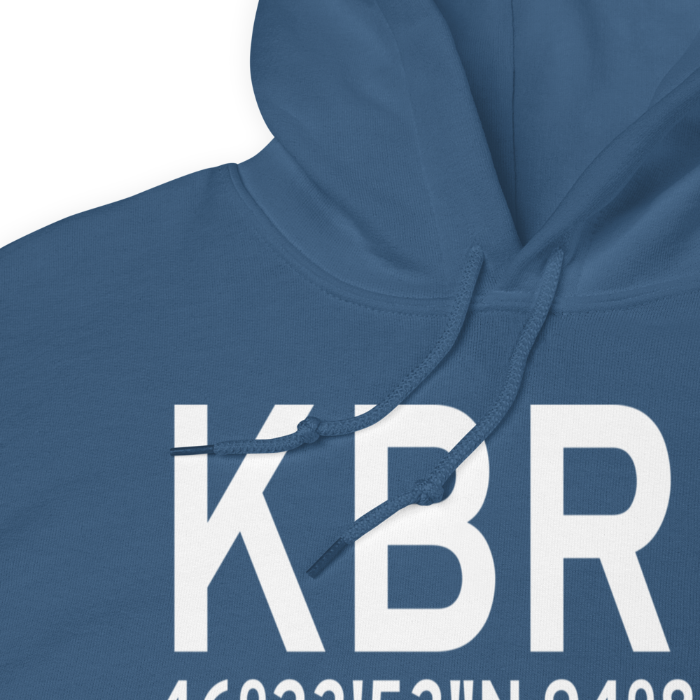 Brainerd Lakes Regional Airport (KBRD) ICAO Hoodie Sweatshirt 