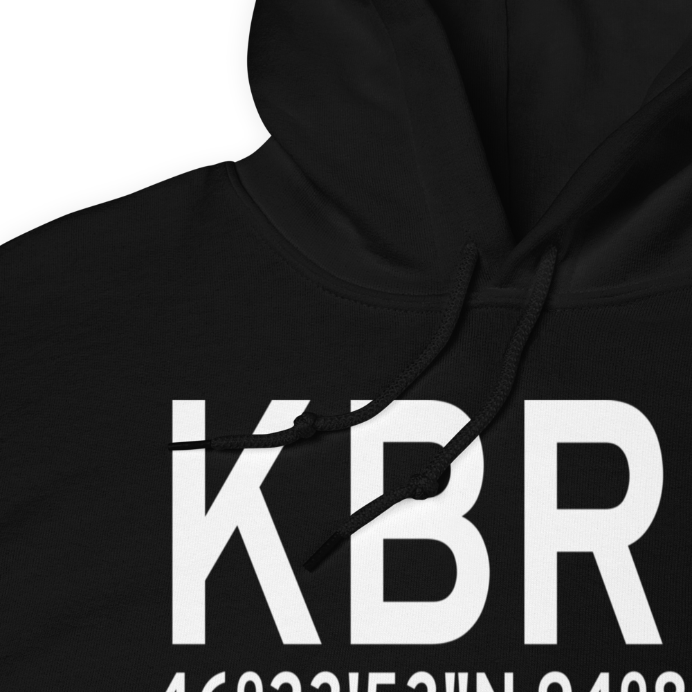 Brainerd Lakes Regional Airport (KBRD) ICAO Hoodie Sweatshirt 