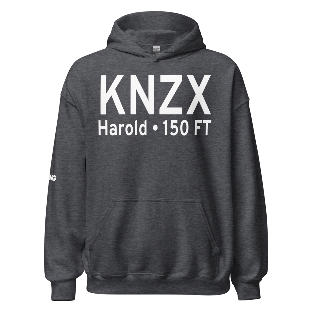 Harold Nolf Heliport (KNZX) ICAO Hoodie Sweatshirt 
