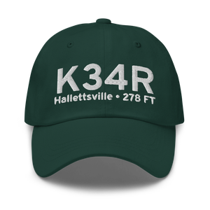Hallettsville Municipal Airport (K34R) ICAO Hat