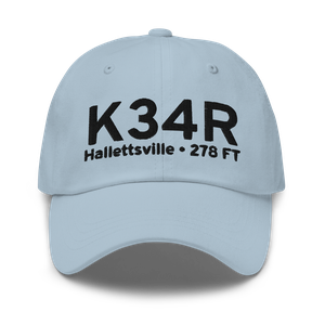 Hallettsville Municipal Airport (K34R) ICAO Hat