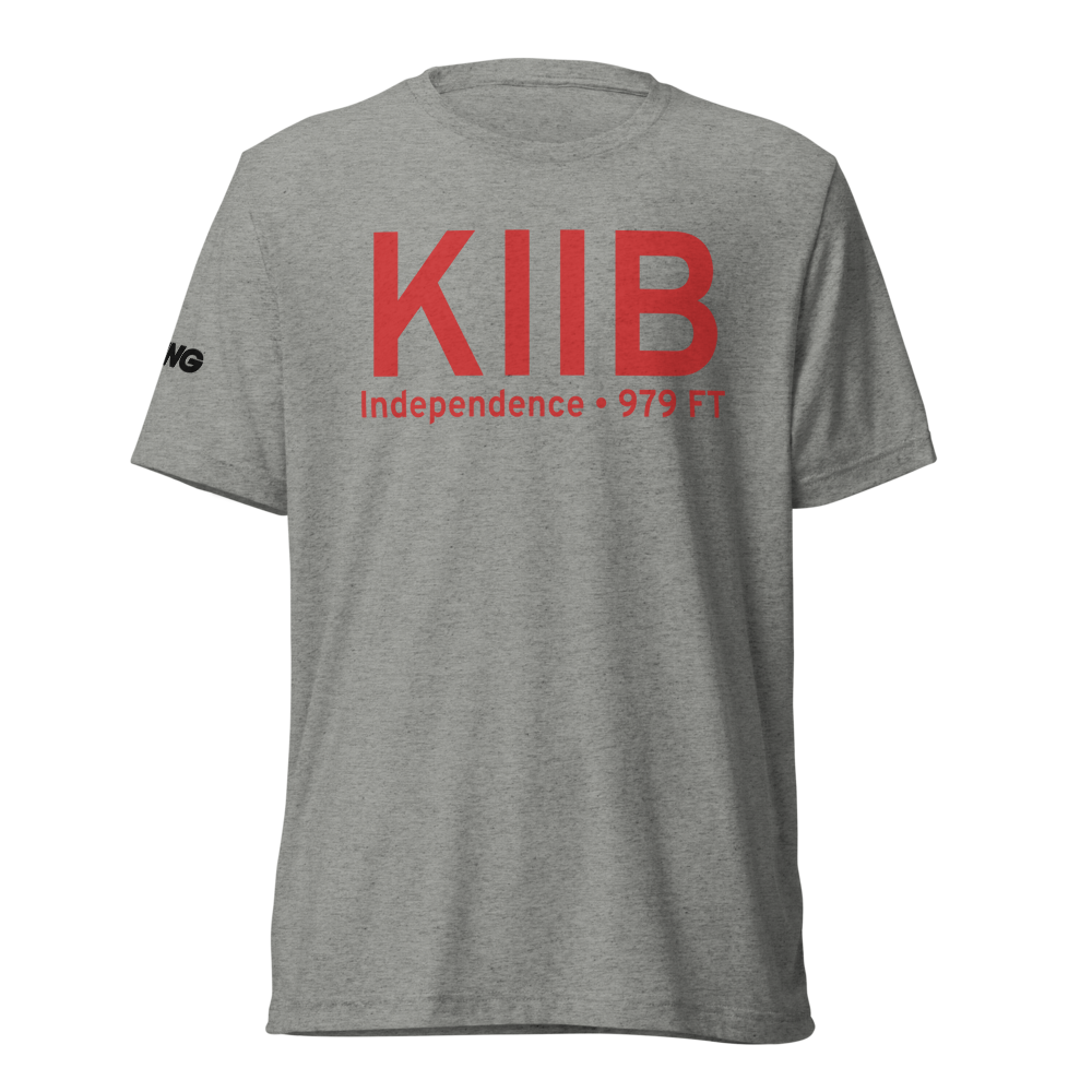 Independence Municipal Airport (KIIB) ICAO Tri-blend T-Shirt 