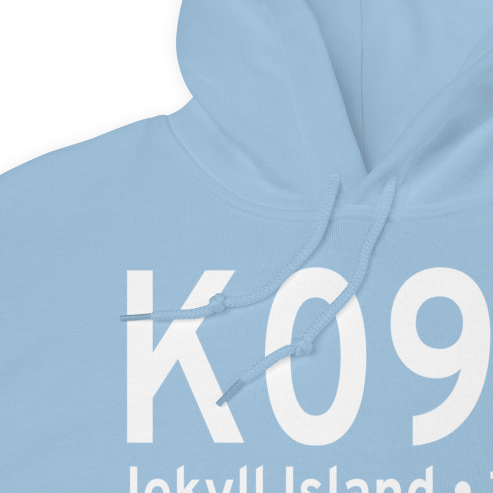 Jekyll Island Airport (K09J) ICAO Hoodie Sweatshirt 