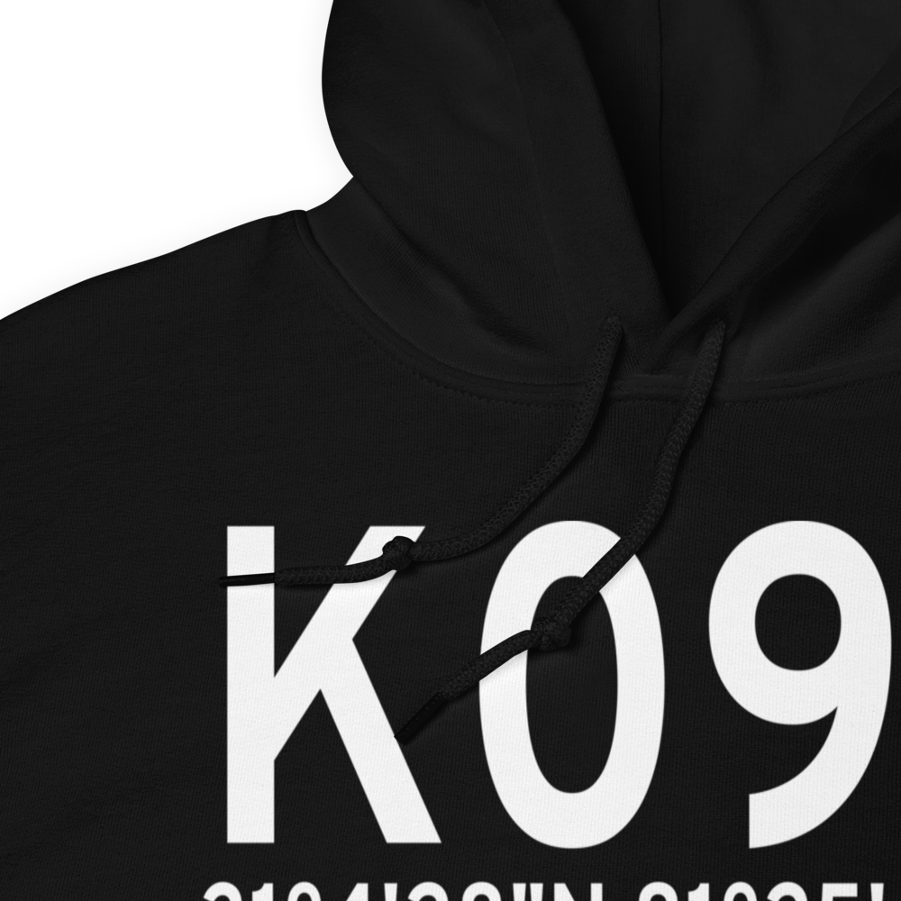 Jekyll Island Airport (K09J) ICAO Hoodie Sweatshirt 