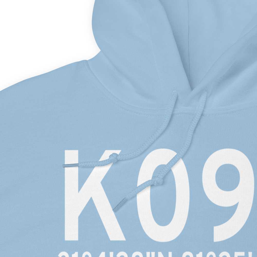 Jekyll Island Airport (K09J) ICAO Hoodie Sweatshirt 