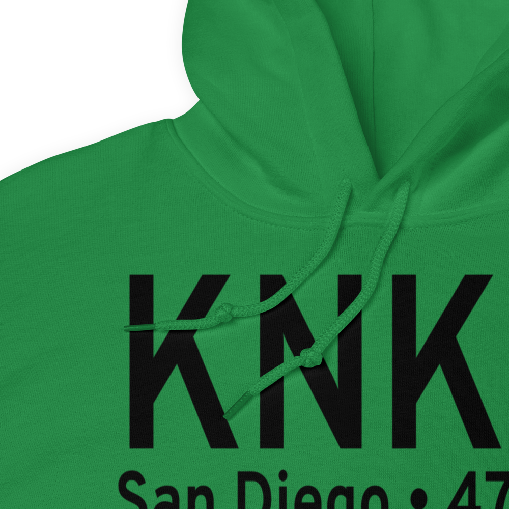 Miramar Marine Corps Air Station - Mitscher Field (KNKX) ICAO Hoodie Sweatshirt 