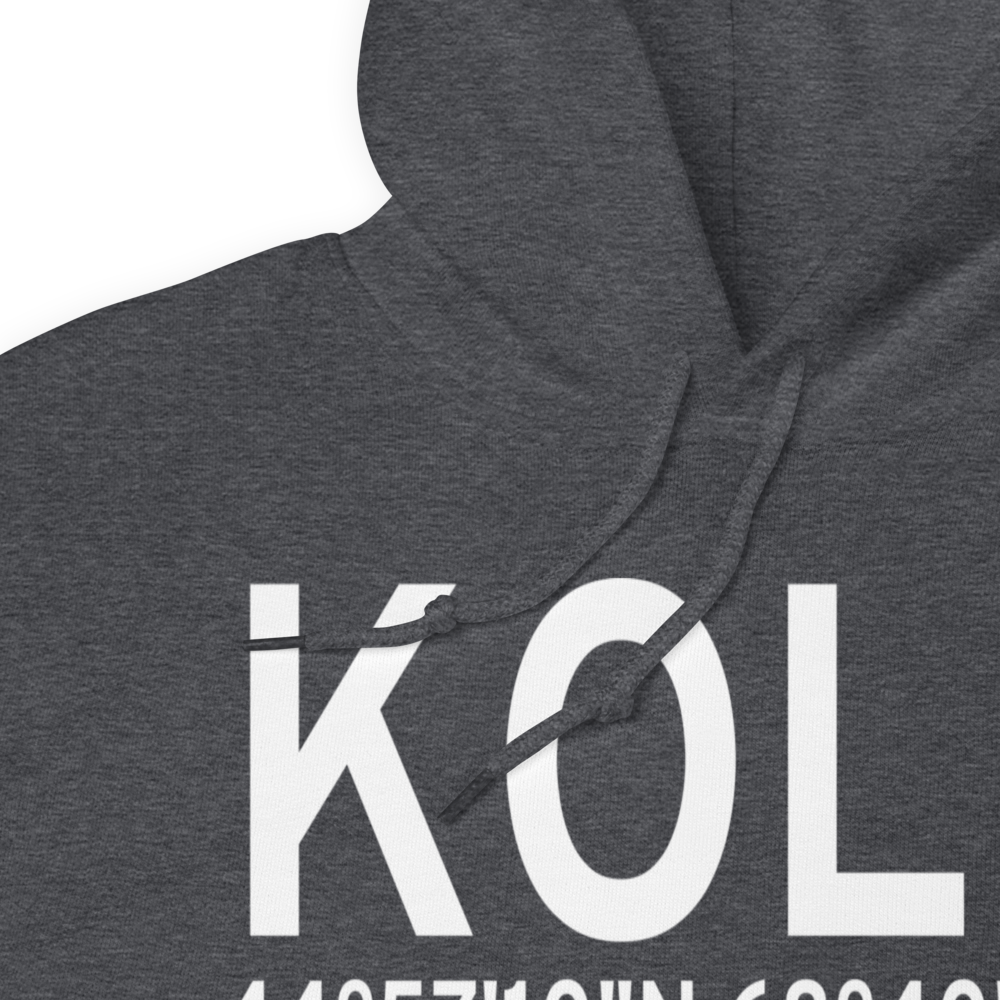 Dewitt Field,Old Town Municipal Airport (KOLD) ICAO Hoodie Sweatshirt 