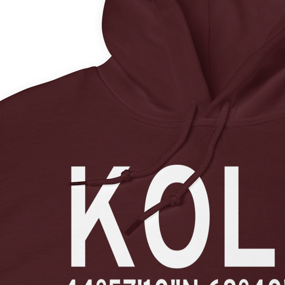 Dewitt Field,Old Town Municipal Airport (KOLD) ICAO Hoodie Sweatshirt 