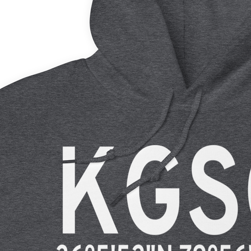 Piedmont Triad International Airport (KGSO) ICAO Hoodie Sweatshirt 