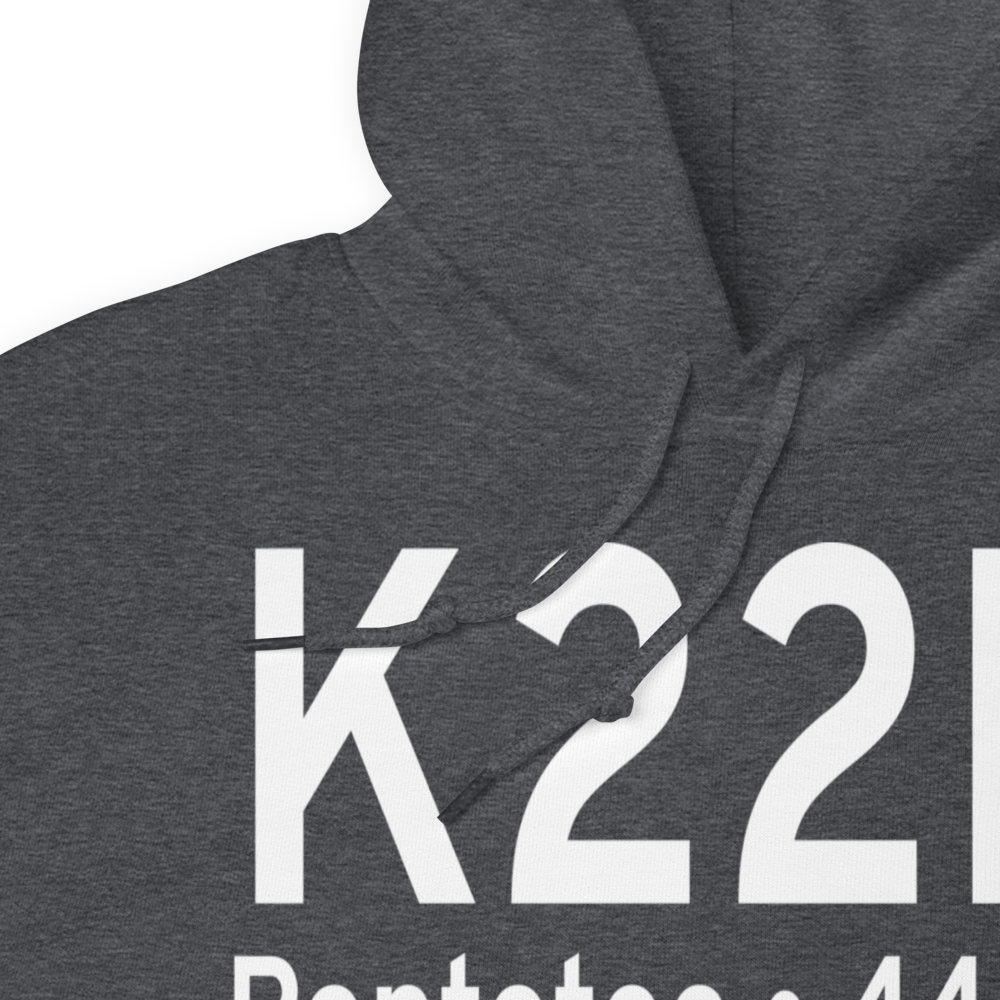 Pontotoc County Airport (K22M) ICAO Hoodie Sweatshirt 