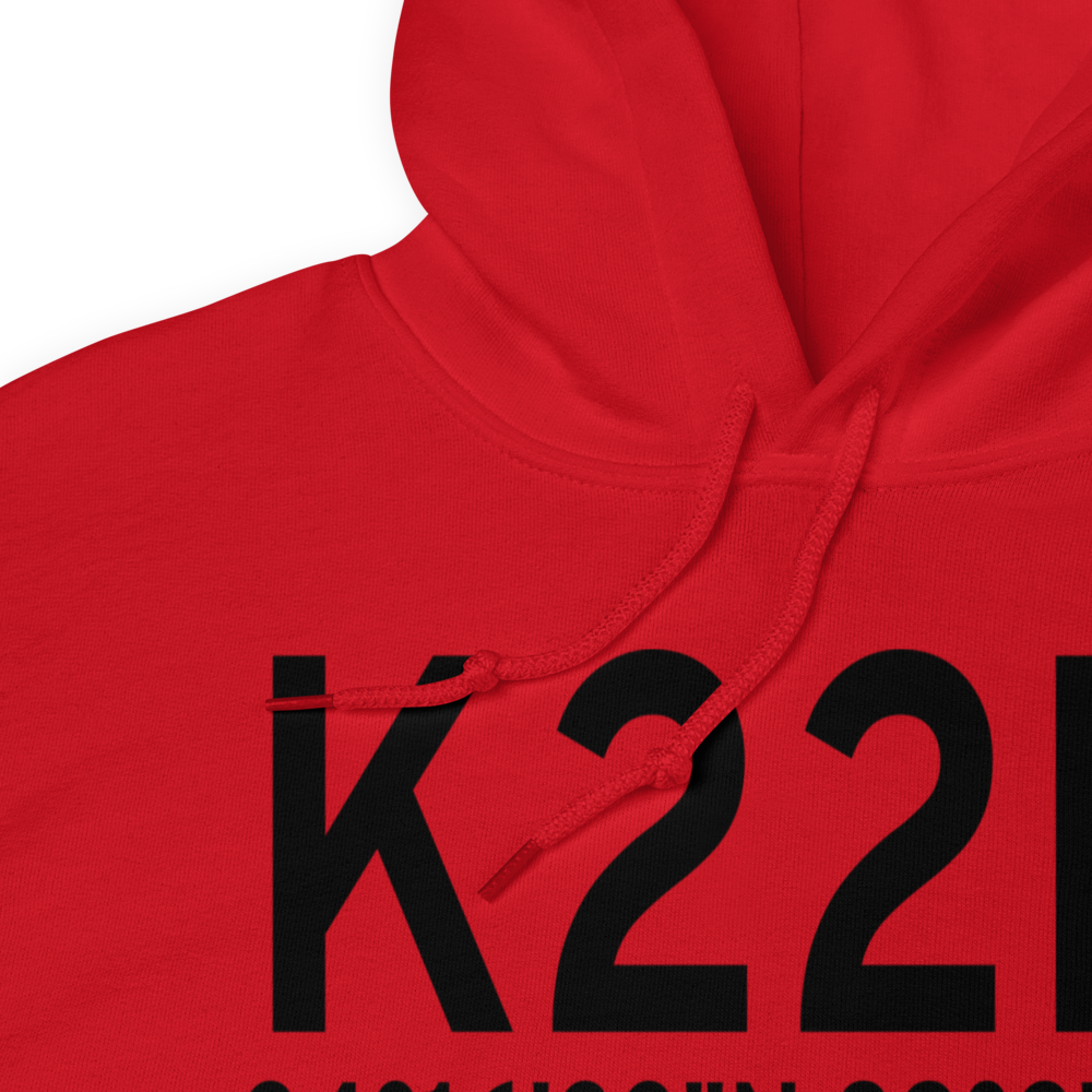 Pontotoc County Airport (K22M) ICAO Hoodie Sweatshirt 